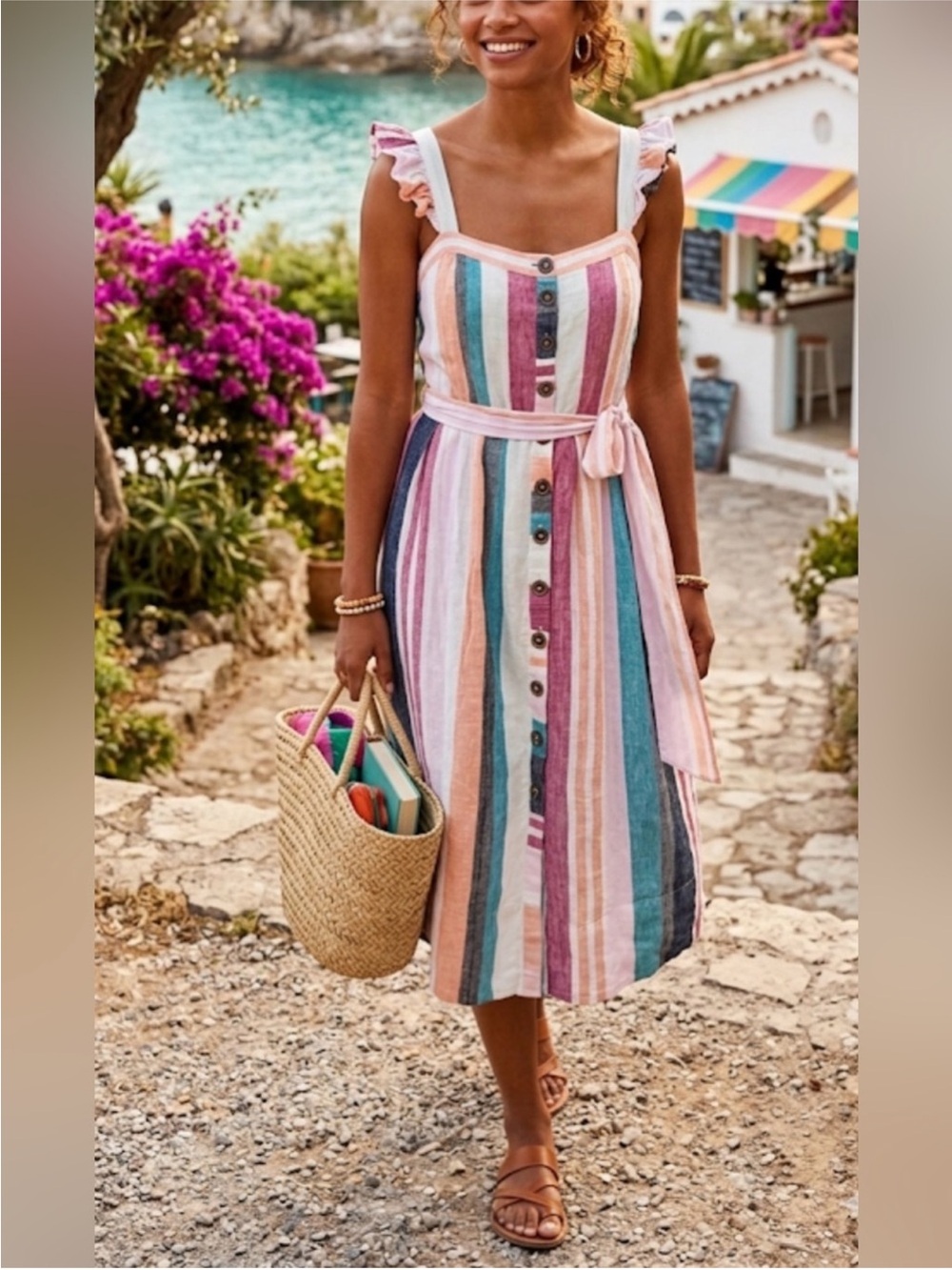 Button Front Dress